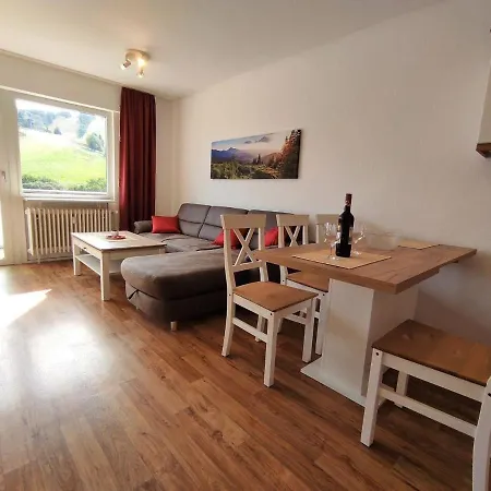 Ferienwohnung In Willingen Upland Mit Balkon, K1 Blick, Waschmaschine, Trockner, Am Skilift 빌링겐
